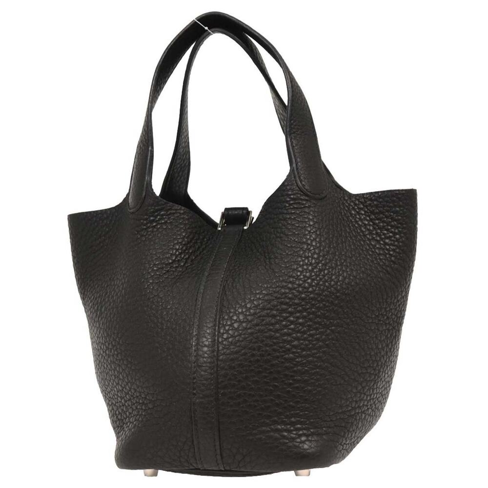 Hermès Clemence Picotin Lock Bag Black - Picture 2 of 4